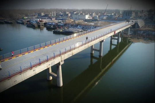 一橋飛架南北，舊貌換新顏–渦陽(yáng)縣高爐大橋危橋改造紀(jì)實(shí)